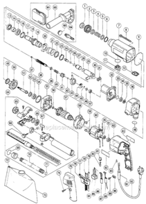 Page A Diagram and Parts List for DH24VD  Hitachi Demolition Hammer
