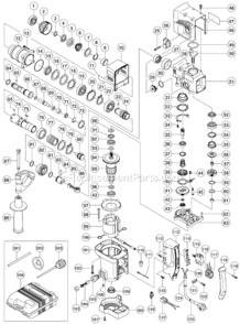 Part Location Diagram of 982-647 Hitachi Connecting Rod Assembly