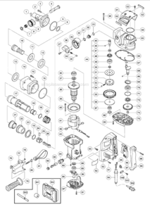 Part Location Diagram of 331965 Hitachi Case