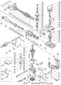 Part Location Diagram of 944477 Metabo HPT COTTER
