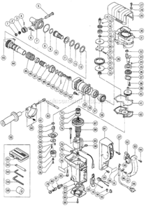 Part Location Diagram of 303-339 Hitachi Second Hammer