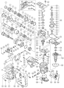 Page A Diagram and Parts List for DH45MR  Hitachi Demolition Hammer