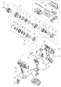 Part Location Diagram of 332824 Metabo HPT HOOK