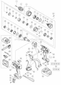 Part Location Diagram of 331895 Metabo HPT SCREW SET D2 (2 PCS)