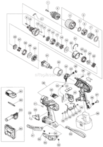 Part Location Diagram of 323-002 Hitachi Housing (A). (B) Set