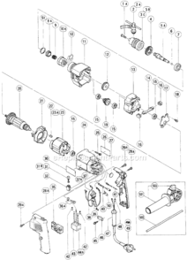 Part Location Diagram of 310-905 Hitachi Case