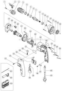 Part Location Diagram of 303709 Metabo Depth Gauge