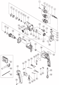Part Location Diagram of 322853 Metabo HPT Pushing Button