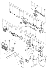 Part Location Diagram of 314891 Metabo HPT HANDLE COVER