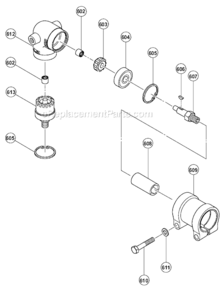Page B Diagram and Parts List for DV24DV  Hitachi Hammer Drill