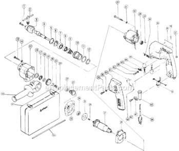 Part Location Diagram of 994450 Hitachi Ratchet (B)