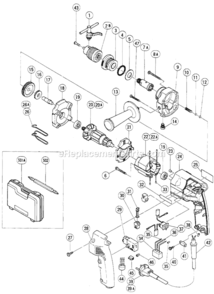 Part Location Diagram of 939-520 Hitachi Wool Bonnet 125mm