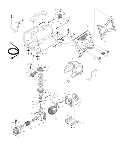 Page 1 Diagram and Parts List for EC119SAE2  Hitachi Compressor
