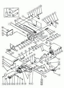Page 1 Diagram and Parts List for CS35B  Hitachi Saw