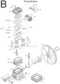 Part Location Diagram of 6204DD Metabo HPT BALL BEARING 6204DDUCMPS2S