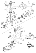 Part Location Diagram of 887068 Metabo HPT Fan