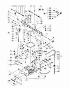 Page 1 Diagram and Parts List for C10FSHPS  Hitachi Saw
