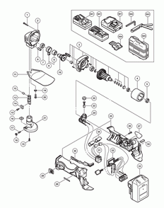 Part Location Diagram of 336265 Hitachi Battery Bsl 1850 (Chn)