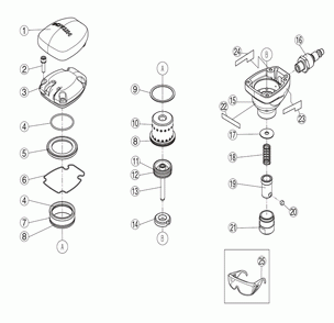 Part Location Diagram of 115338 Hitachi All Weather Pneumatic Tool Oil (4 Oz)