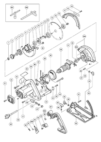 Part Location Diagram of 879097 Hitachi Saw Blade 160mm-D19 Hole For Plastic