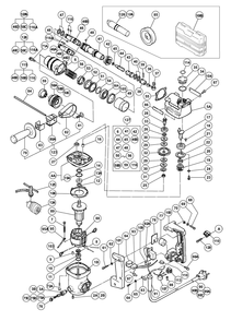 Page 1 Diagram and Parts List for VRV16  Hitachi Hammer Drill