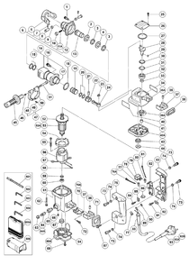 Part Location Diagram of 981922 Hitachi Bull Point 280mm (Round Shank Type)