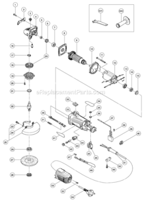 Part Location Diagram of 955509 Metabo HPT SWITCH (1 P SCREW TYPE)