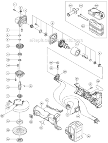 Part Location Diagram of 938332Z Metabo Wrench Side