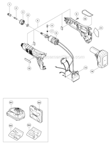Part Location Diagram of 331972 Metabo HPT HOOK