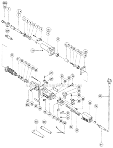 Part Location Diagram of 931867 Metabo HPT Brush Terminal