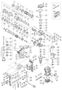 Part Location Diagram of 326376 Metabo HPT SPRING BUMPER (B)