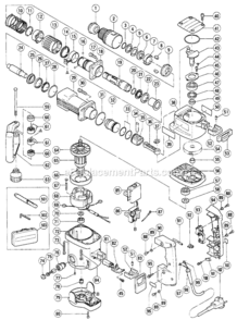 Part Location Diagram of 315507 Metabo HPT WASHER (D)