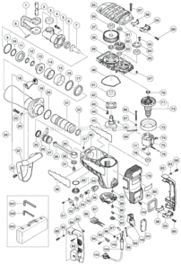 Part Location Diagram of 980750 Metabo HPT GUIDE PLATE
