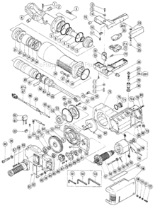 Page A Diagram and Parts List for H90SBKIT2  Hitachi Demolition Hammer