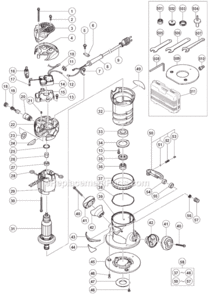 Part Location Diagram of 930706 Metabo HPT STOP PLATE