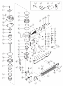 Part Location Diagram of 886725 Metabo HPT PLUNGER SPRING