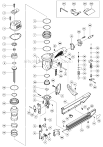 Part Location Diagram of 885795 Metabo HPT CAP