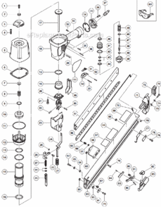 Page A Diagram and Parts List for NR65AK2  Hitachi Nailer