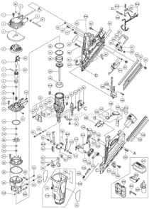 Part Location Diagram of 880319 Metabo HPT Shaft Ring