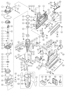 Part Location Diagram of 885621 Metabo HPT NAIL FEEDER