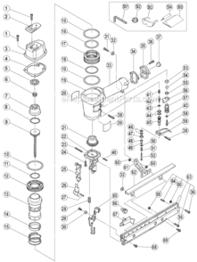 Part Location Diagram of 881755 Metabo HPT RIBBON SPRING