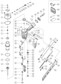 Part Location Diagram of 883992 Metabo HPT O-ring (i.d 20.8)