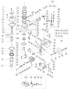 Page A Diagram and Parts List for NV50AA  Hitachi Nailer