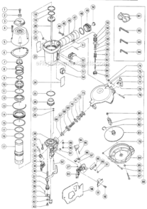 Part Location Diagram of 880354 Metabo HPT HEAD VALVE