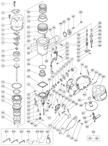 Part Location Diagram of 877365 Metabo HPT Spring