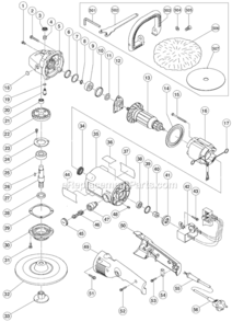 Part Location Diagram of 340526C Metabo HPT STATOR ASSEMBLY 110V