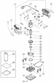 Part Location Diagram of 993052 Metabo HPT DUST WASHER
