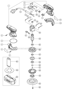 Part Location Diagram of 930-039 Hitachi Noise Suppressor