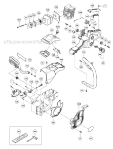Part Location Diagram of 6685401 Metabo HPT Chain Cover 12