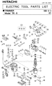 Part Location Diagram of 960092 Metabo HPT WAVE WASHER